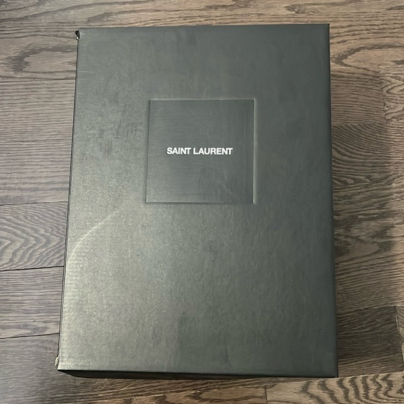 SAINT LAURENT PARIS Alpha Sigma Red High Top Sneakers - Picture 9 of 13